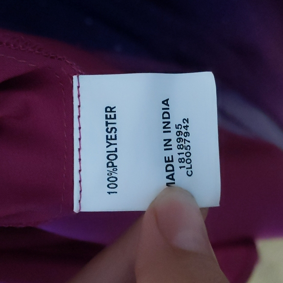 eShakti Galaxy Star Ombre Purple Short Sleeve Wayward Fantasy Dress Sz M/ 10 - Picture 10 of 11